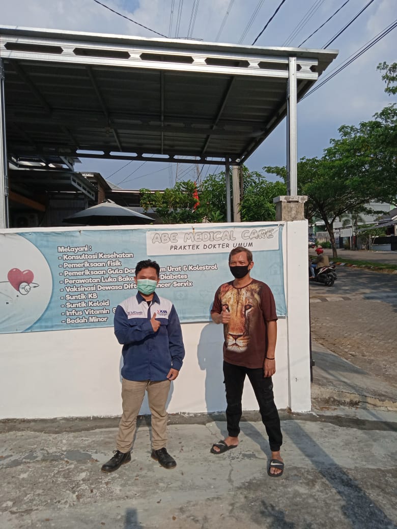 Jasa Penyemprotan Disinfektan di Klinik ABE Medical Care Grand Depok City