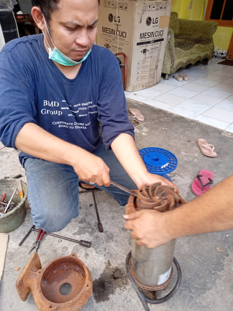 Jasa Service Gulung Dinamo Pompa Air Cideng Jakarta Pusat