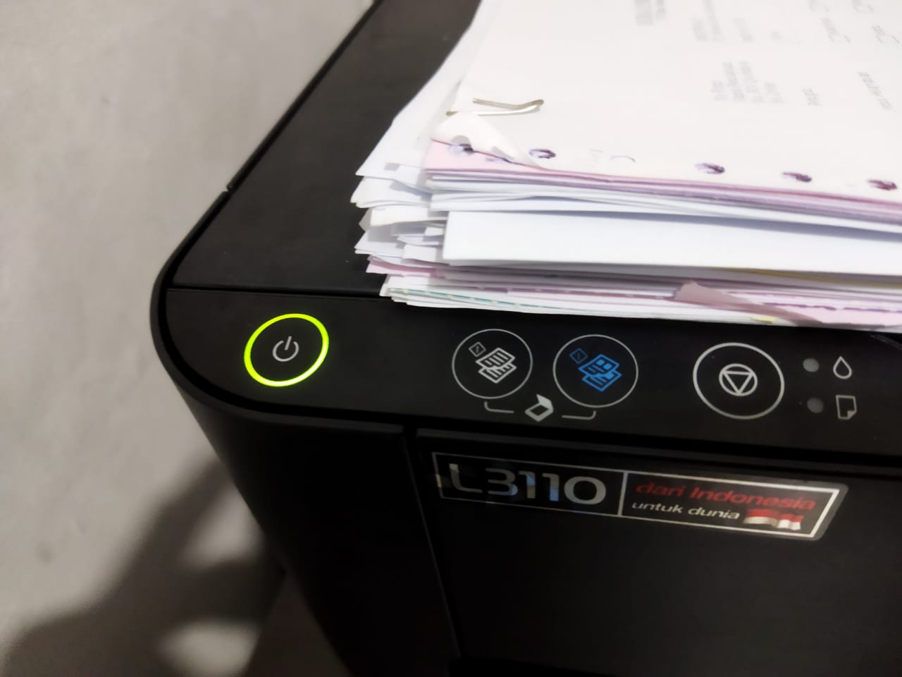 Cara memperbaiki printer Epson tidak bisa print setelah memasukan tinta