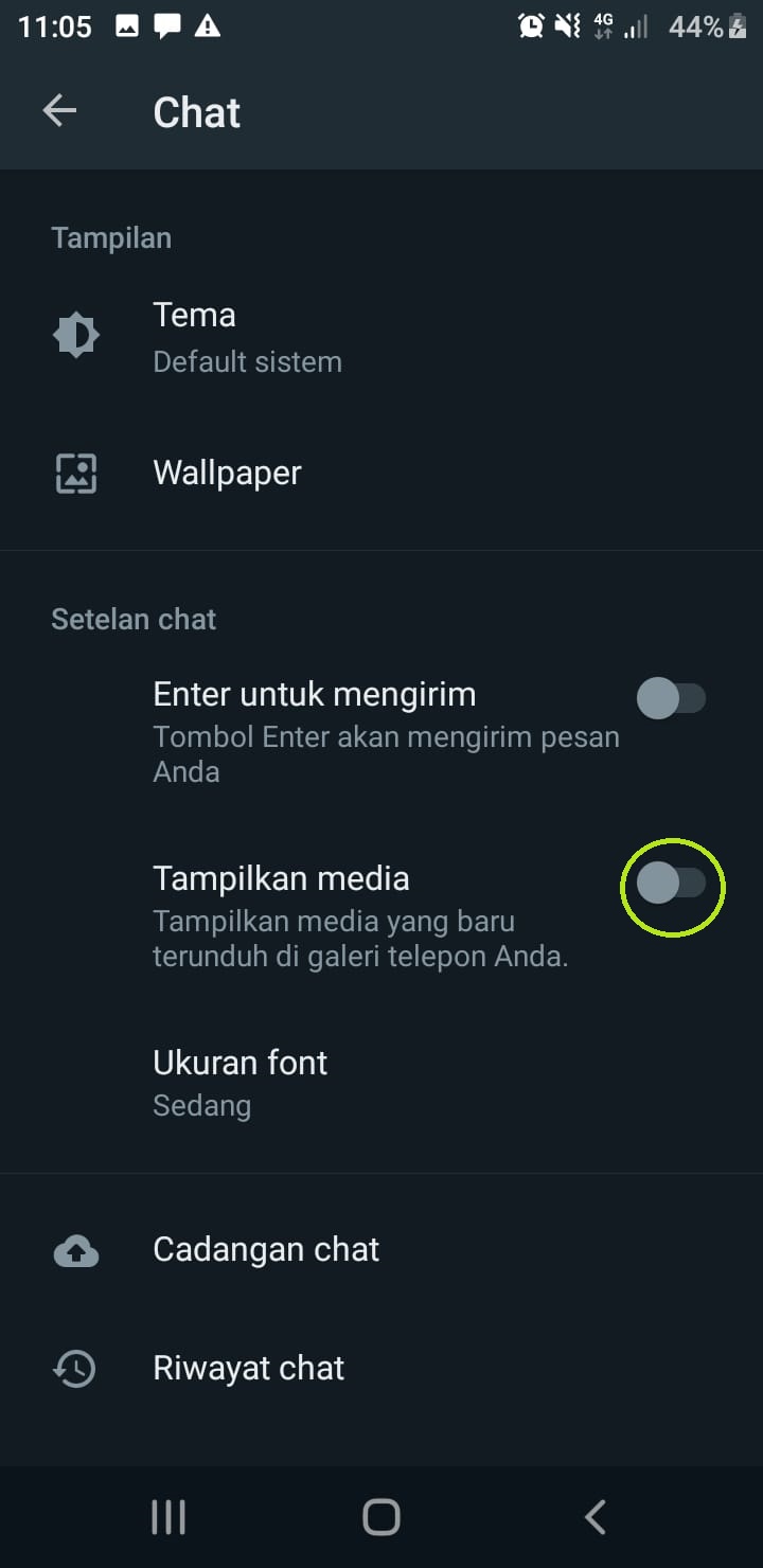 Cara atasi gambar WhatsApp tidak masuk ke galeri