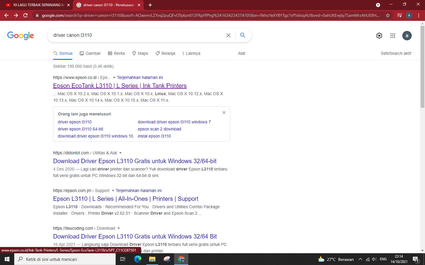 Cara install driver printer Epson L3110 dengan mudah dan benar