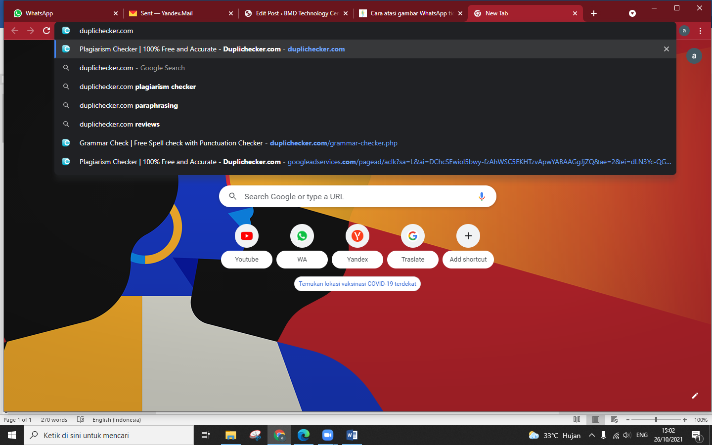 Cara cek plagiat pada website dengan mudah