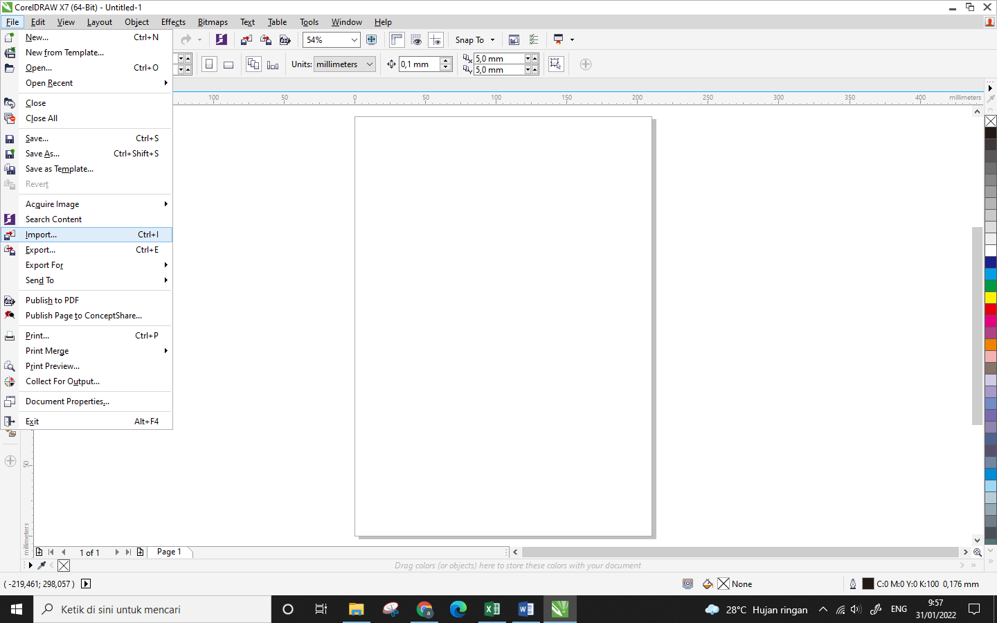 Cara hapus background di coreldraw X7 dengan mudah dan rapi